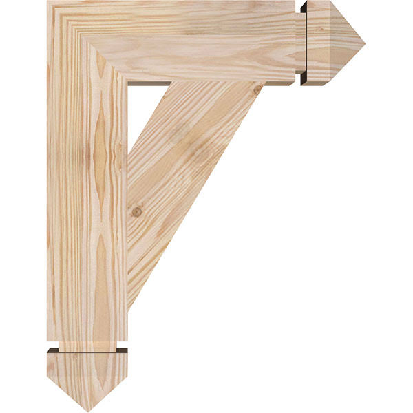 Traditional Arts u0026 Crafts Smooth Douglas Fir Bracket D26598