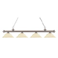Brushed Nickel 4 Light Billiard Light N83700