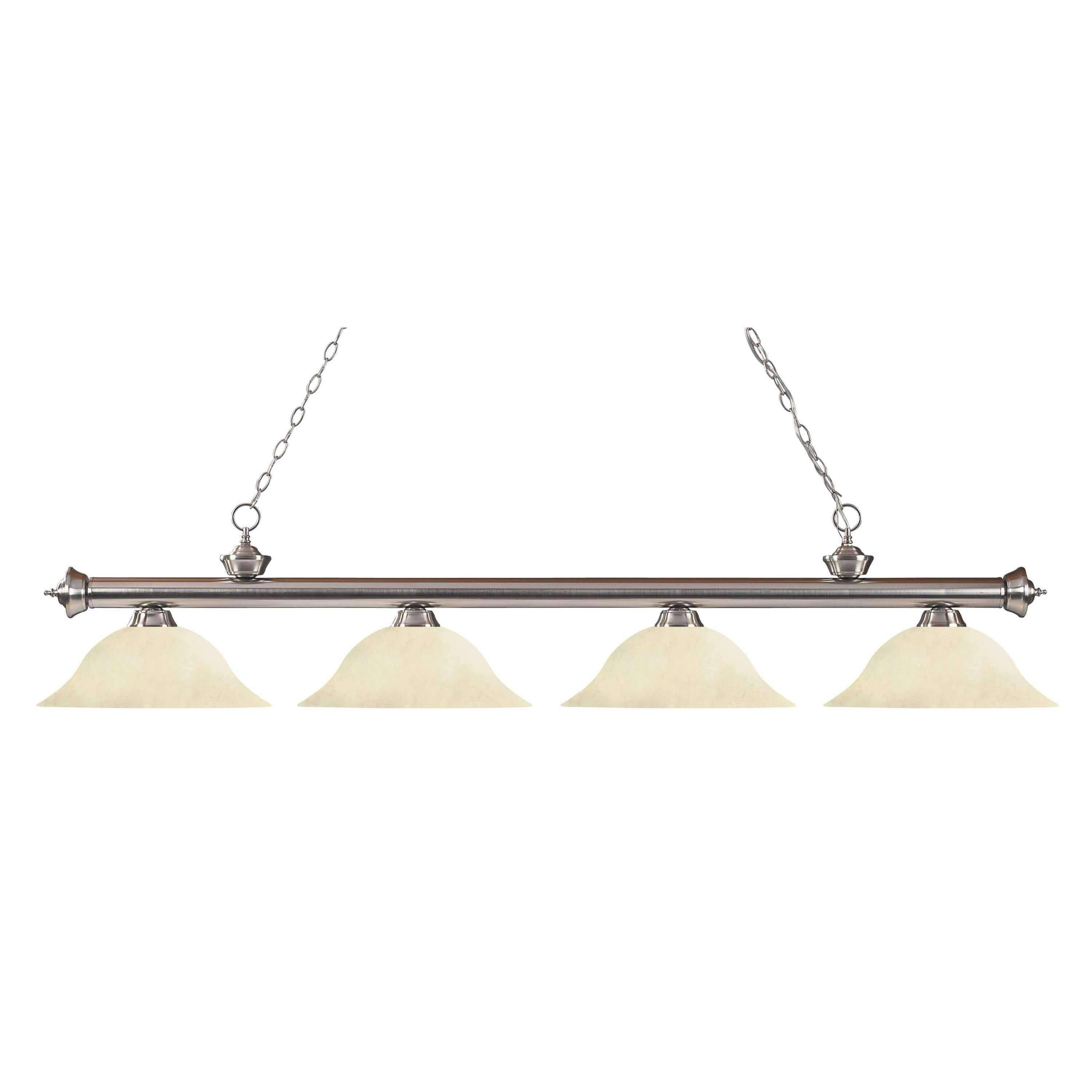 Brushed Nickel 4 Light Billiard Light N83700