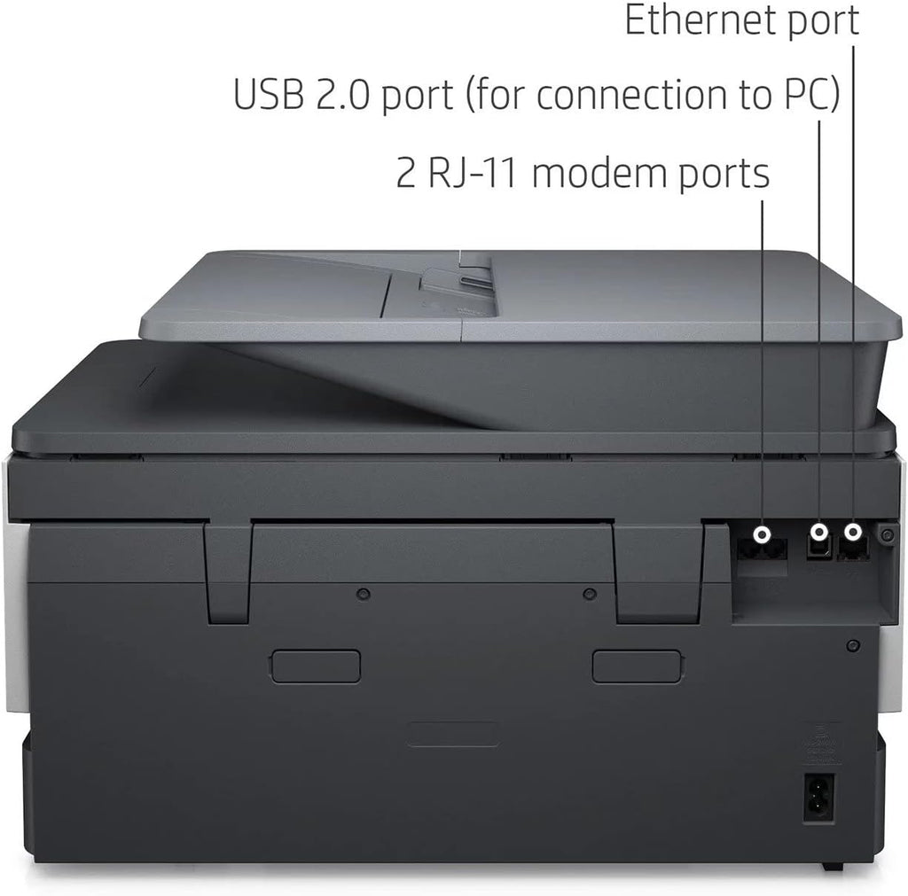 HP OfficeJet Pro All-in-One Wireless Color Inkjet Printer, Gray B603085