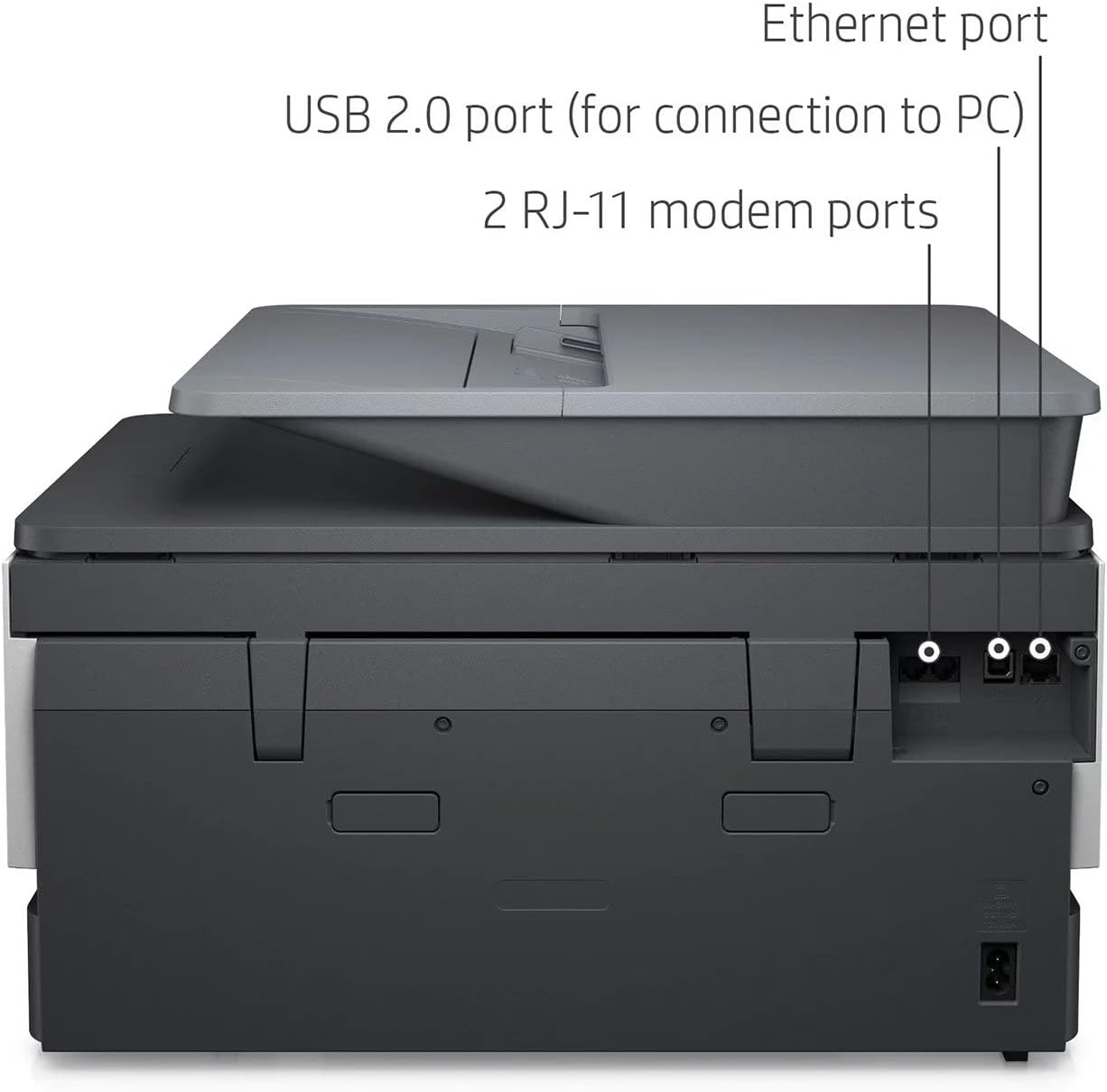HP OfficeJet Pro All-in-One Wireless Color Inkjet Printer, Gray B603085