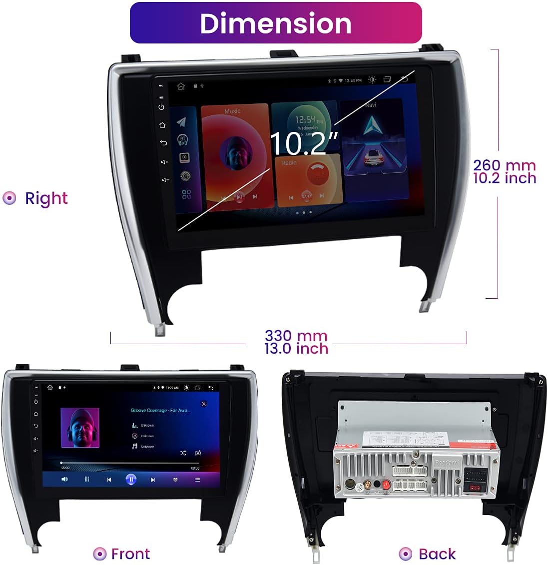 Car Stereo Bluetooth Radio with Touch Screen G81430
