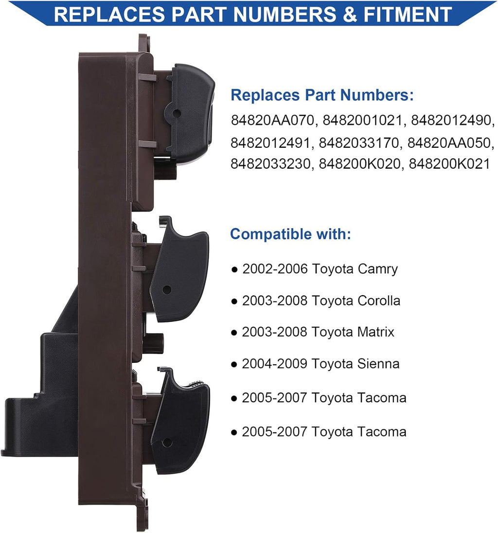 Driver Side Power Window Switch M604920