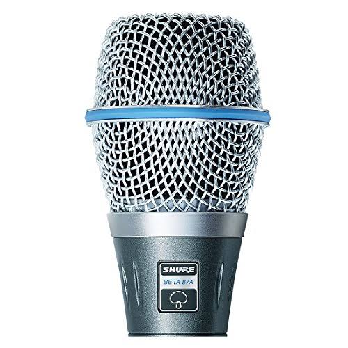Black White Supercardioid Condenser Microphone with 20ft XLR Mic Cable W139