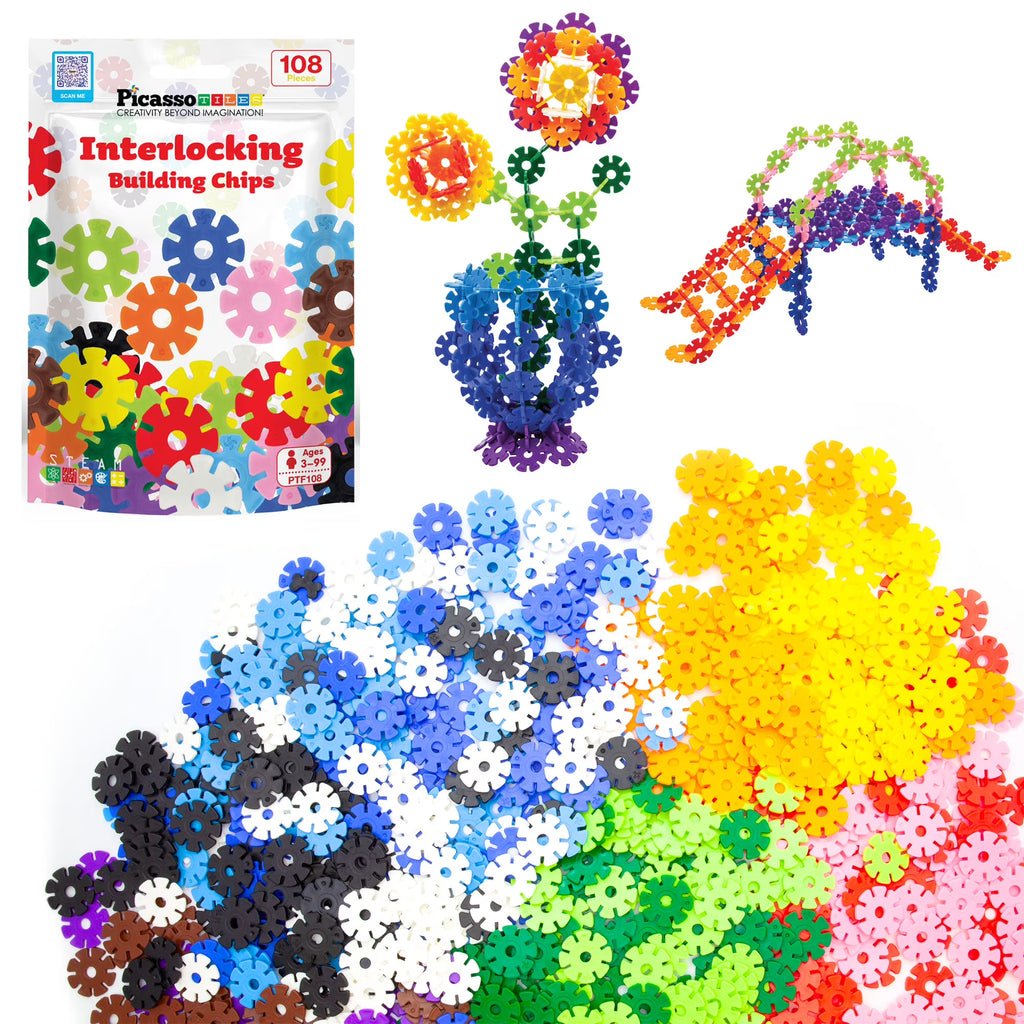 108 Pcs Interlocking Building Blocks X69591