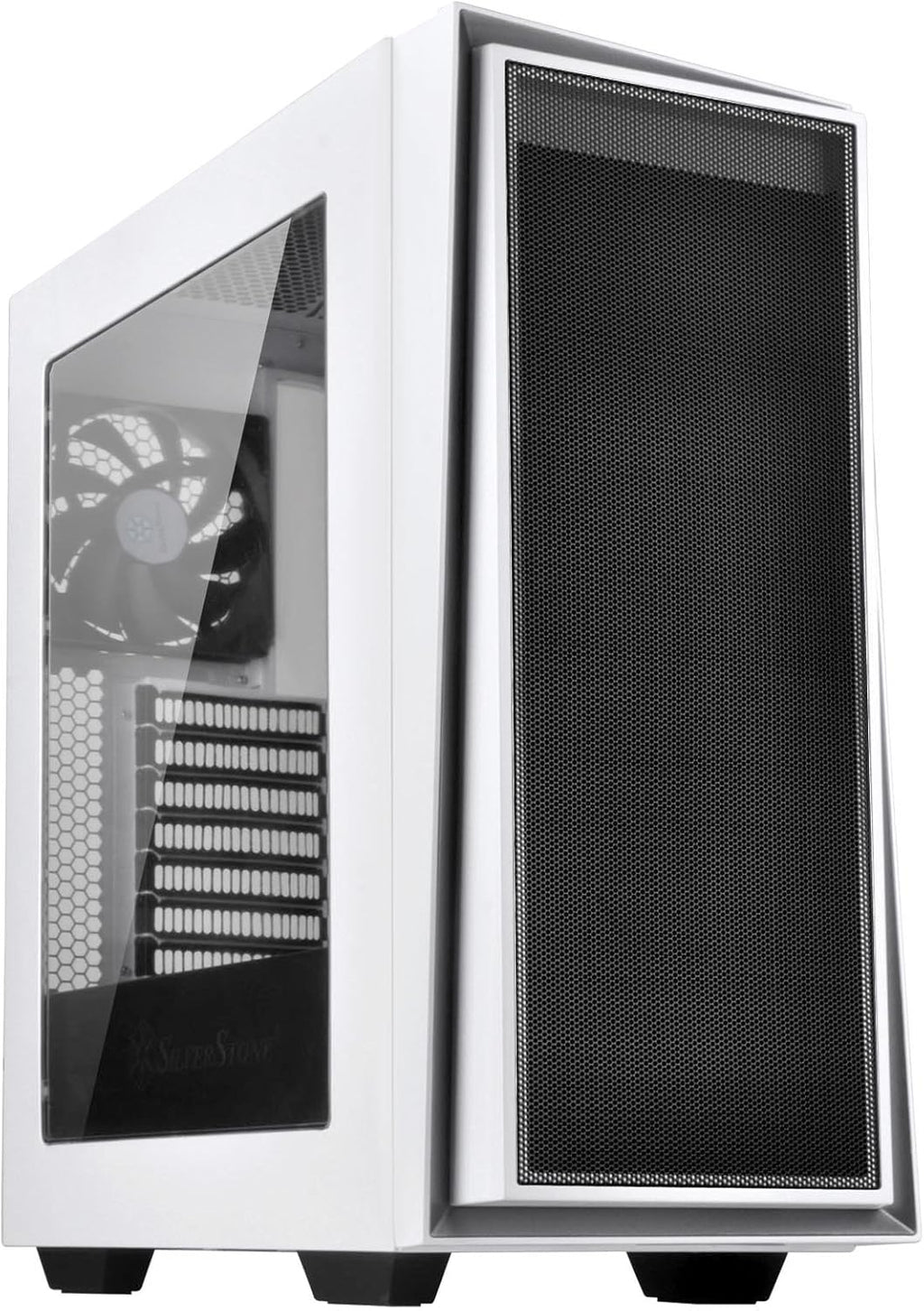 Black and Red ATX Tower Computer Case with Three 120mm Red LED Intake Fans and Side Panel Window R6279