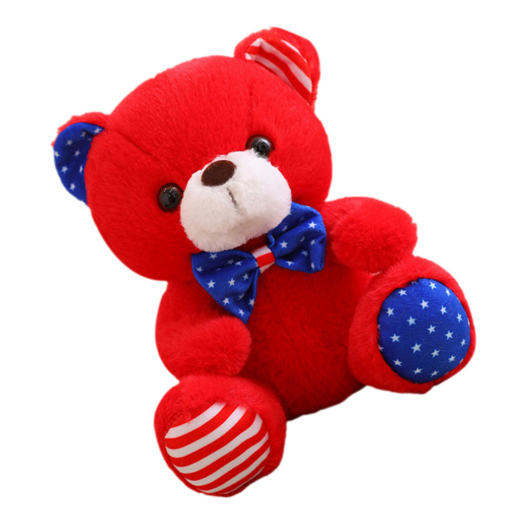 Patriotic Teddy Bear Plush Doll Stuffed Animal Q3705
