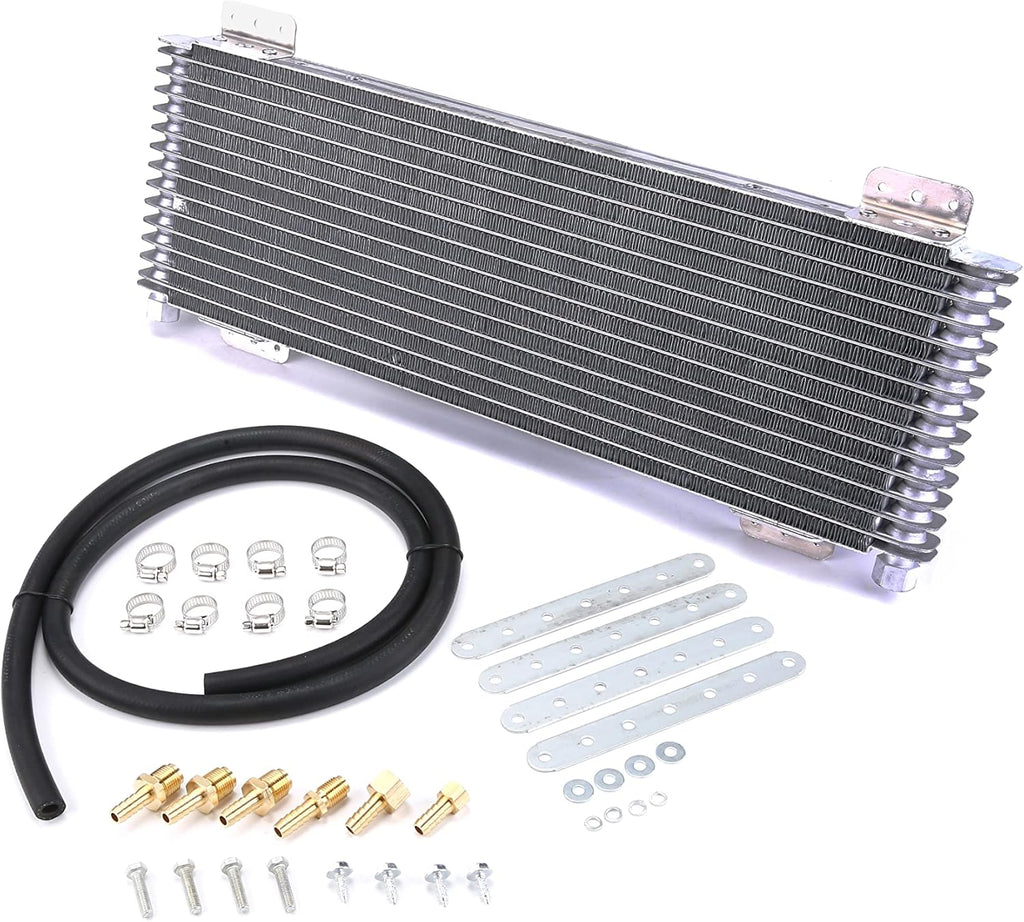 40,000 GVW Transmission Oil Cooler with Mounting Hardware Pack of 2 X84075
