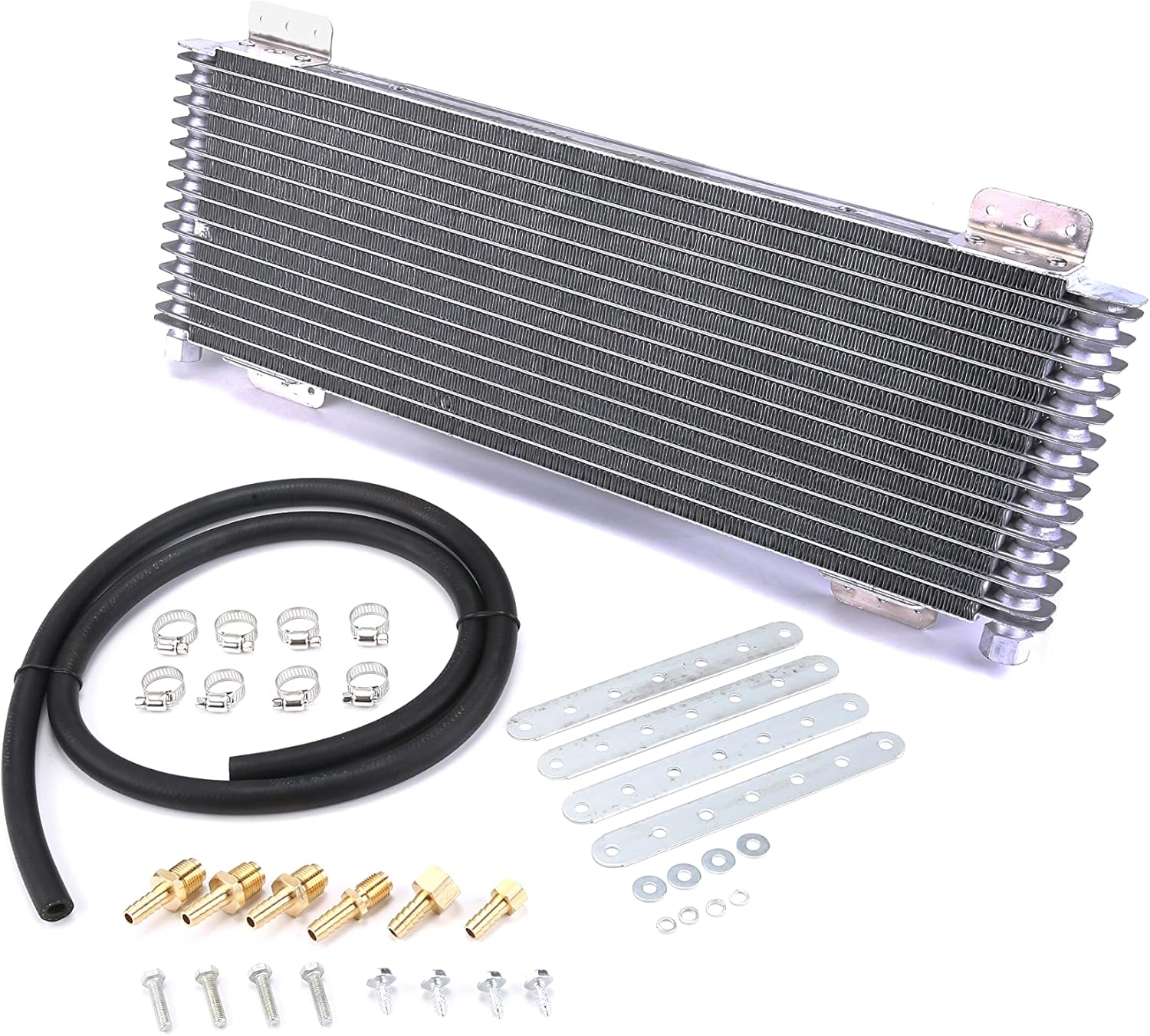 40,000 GVW Transmission Oil Cooler with Mounting Hardware Pack of 2 X84075