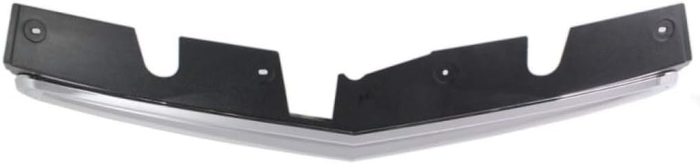 Chrome Shell Grille Assembly with Painted Black Insert Y50462