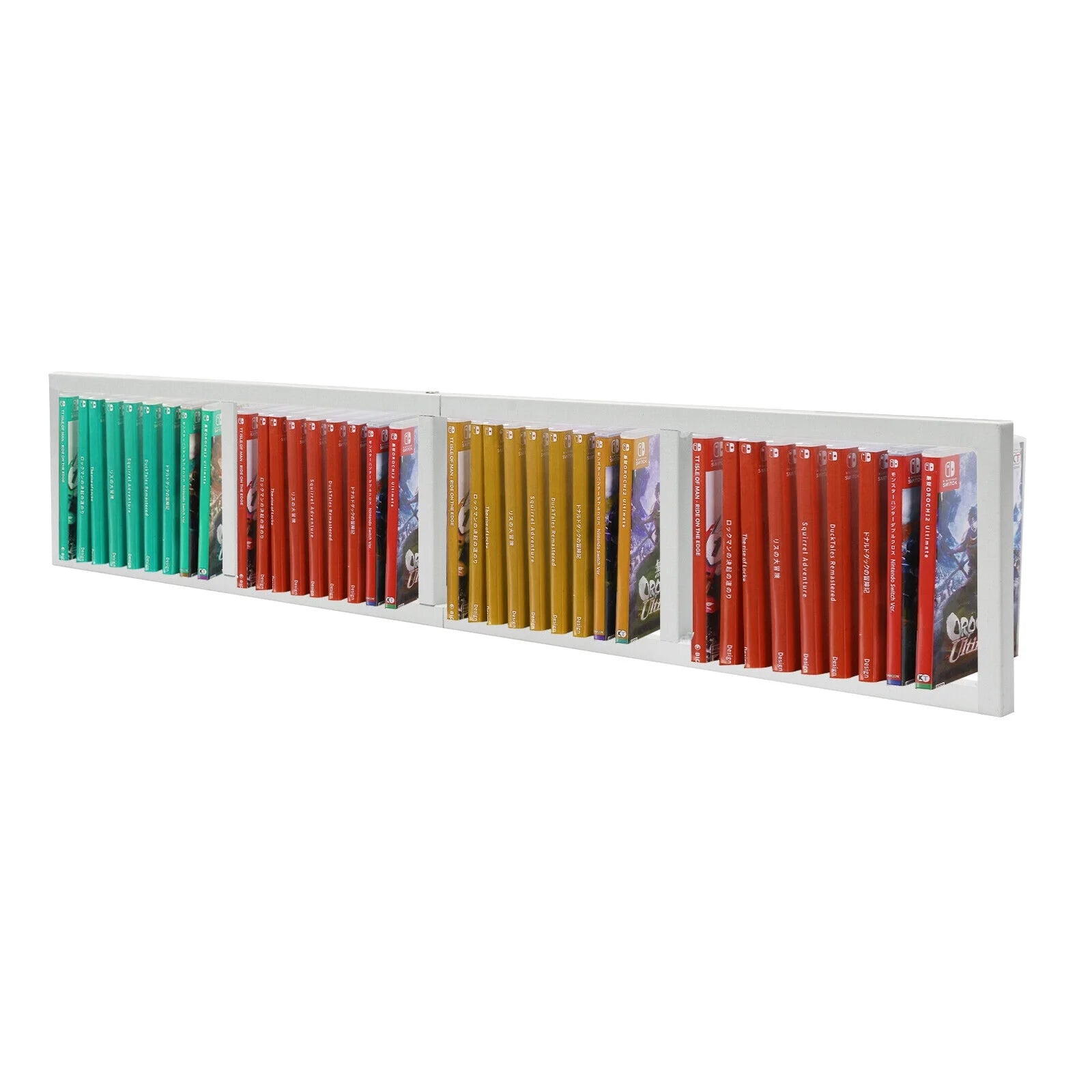3Pcs White Metal CD DVD Media Storage Rack L172
