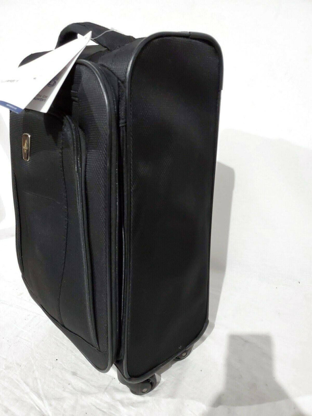 Black Expandable Spinner Suitcase V6018