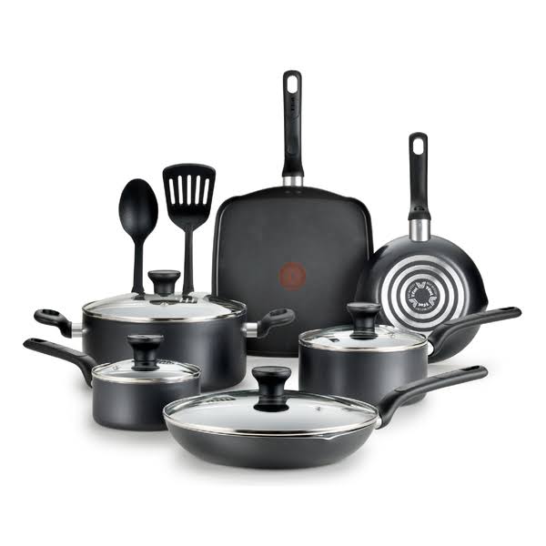 12 Piece Nonstick Cookware Set, Grey N184