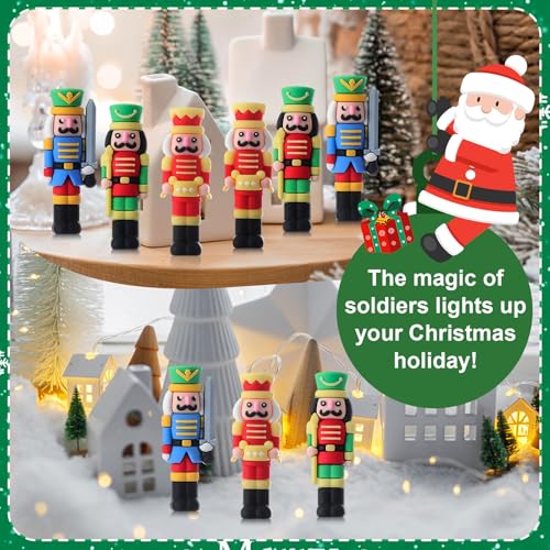60 Pcs Mini Christmas Nutcrackers Figures T1809
