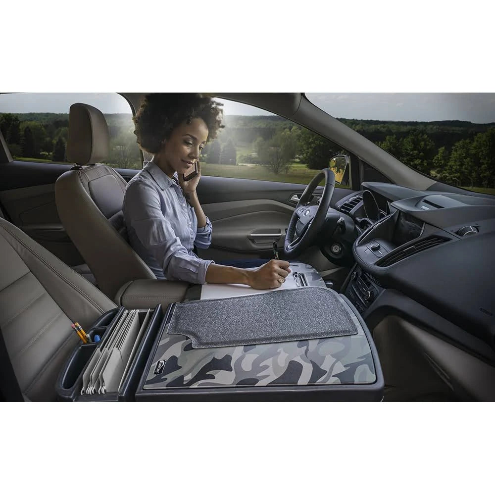 Green Camouflage Desk with Built-in Power Inverter L137723