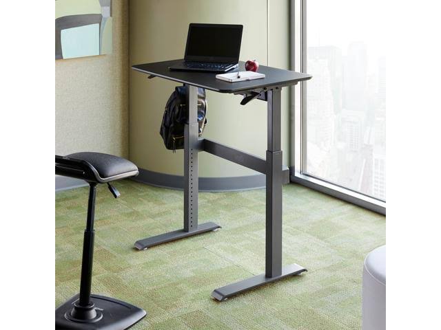 Black Height-Adjustable Desk S601
