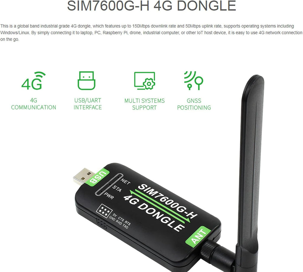 4G LTE USB WiFi Modem with SIM Card Slot, Pack of 2 T103