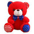 Patriotic Teddy Bear Plush Doll Stuffed Animal Q3705