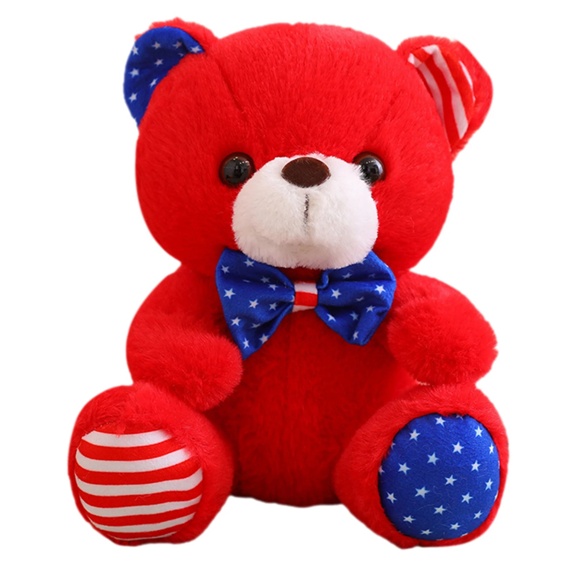 Patriotic Teddy Bear Plush Doll Stuffed Animal Q3705