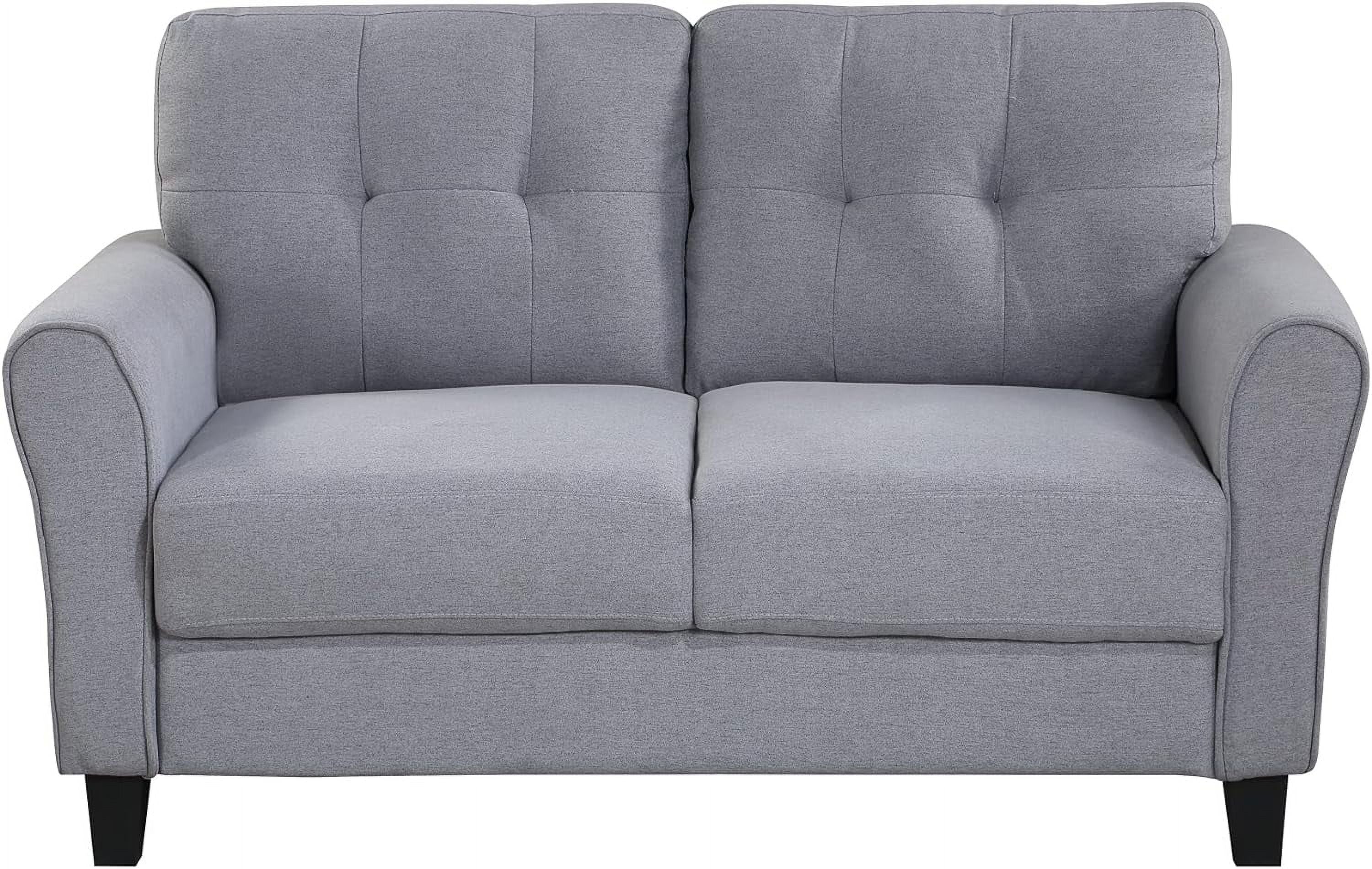 Light Grey-Blue 3-Seat Sectional Sofa Set I660