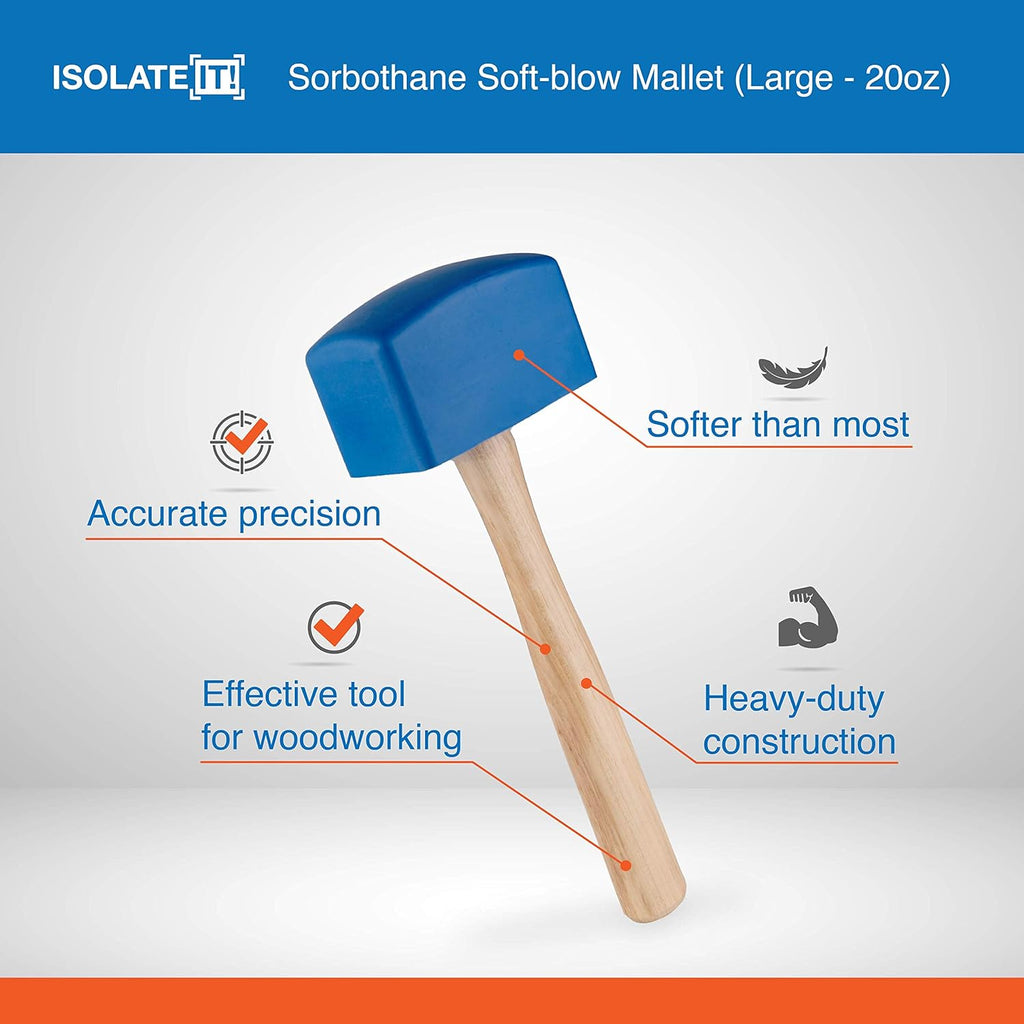 Soft-Blow Mallet 20oz Pack of 2 T99597