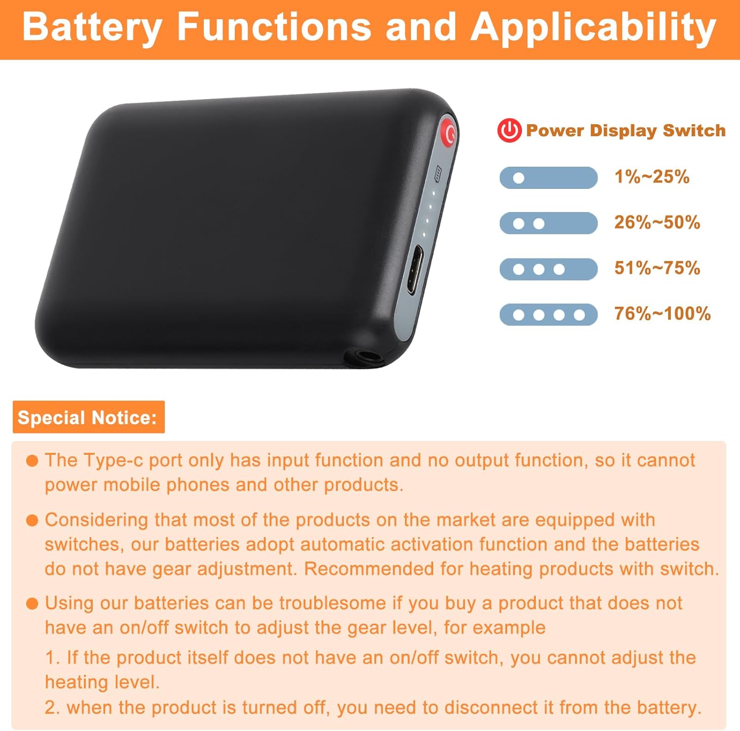 5V 5000mAh Li-Polymer Rechargeable Batteries (Black) O93796