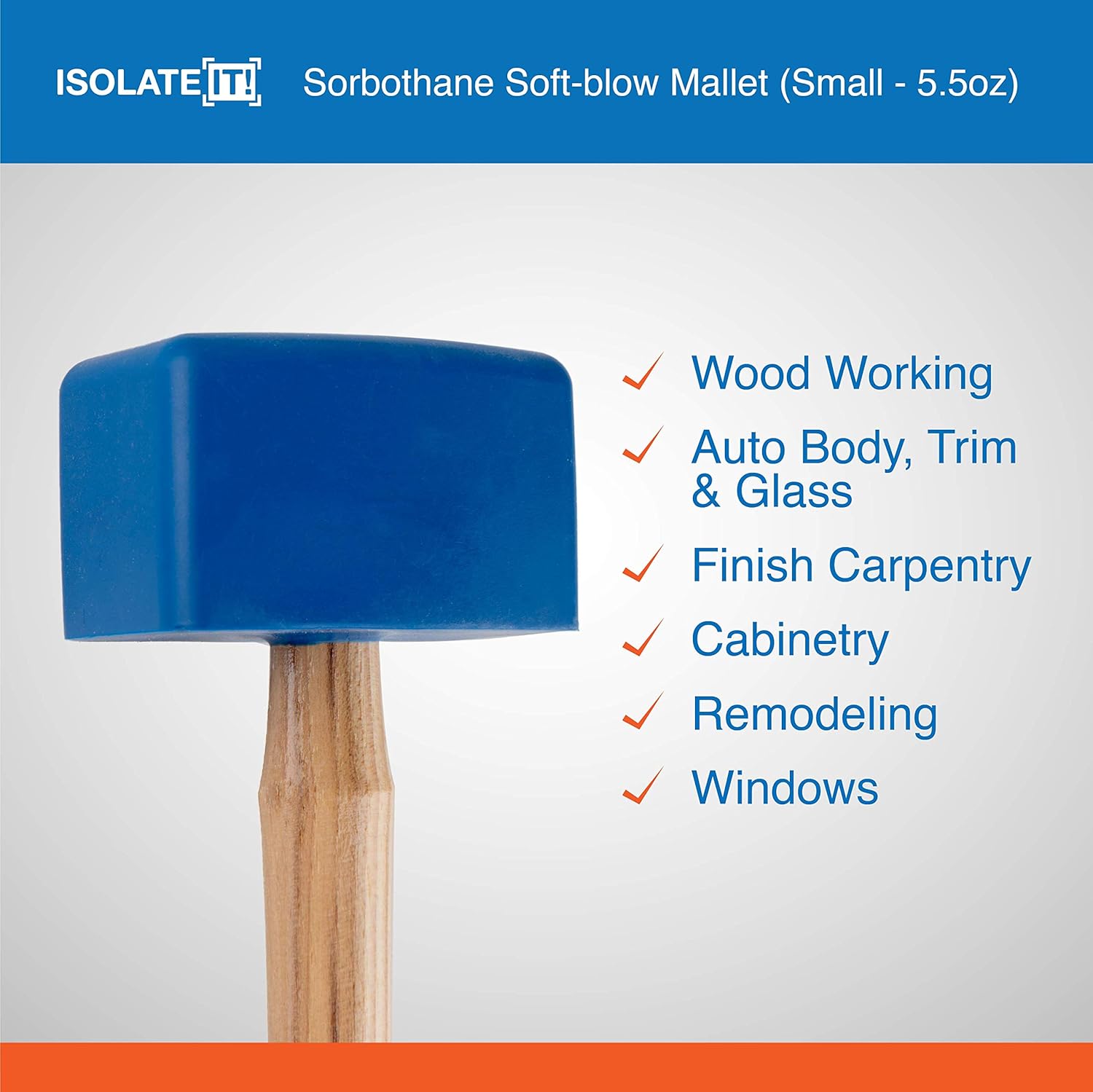 Soft-Blow Mallet 20oz Pack of 2 T99597