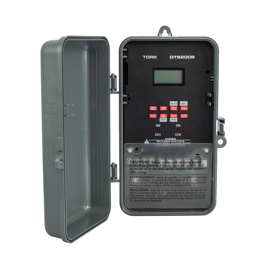 Multipurpose Time Switch, 120/208-240/277 VAC, 2 Channels, SPDT Dry Contact B309