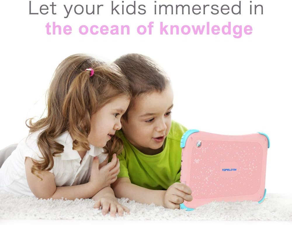Pink 7 Kids Tablet with WiFi Dual Camera 1GB + 32GB Parental Control Pack of 2 S721