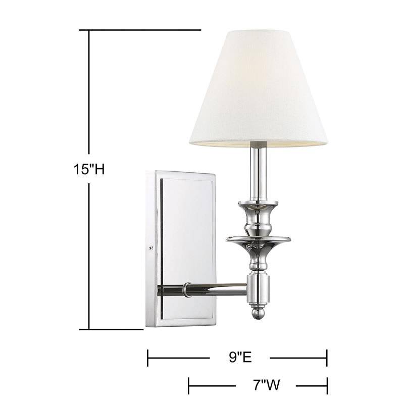 Polished Nickel 1 Light Sconce M643346