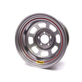 15 x 8 in. to 5 x 5 in. Spun Wheel, 2 in. Back Spacing, Silver S5259