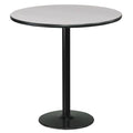 Round Bar Height Table Natural Top Black Base E37366