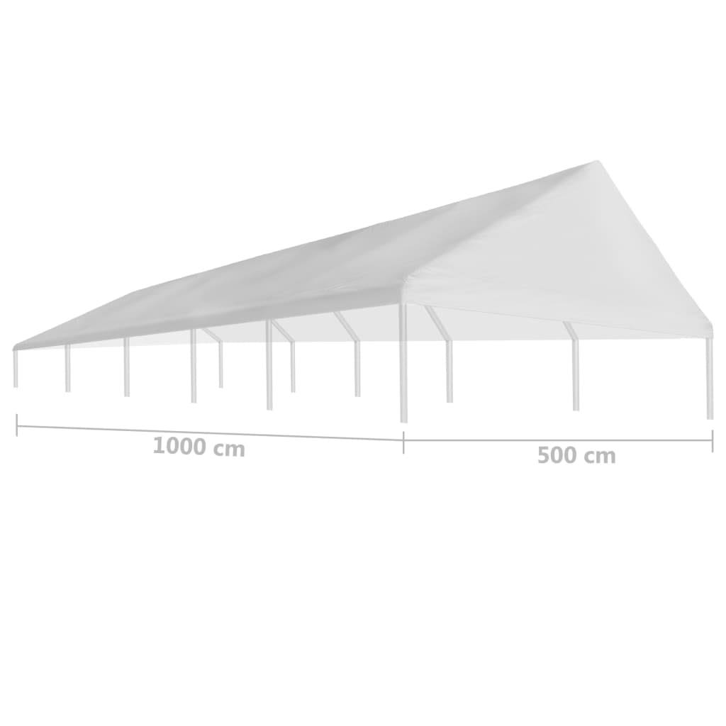 Party Tent Roof 236.2x22 x 472.4x22 White S824841