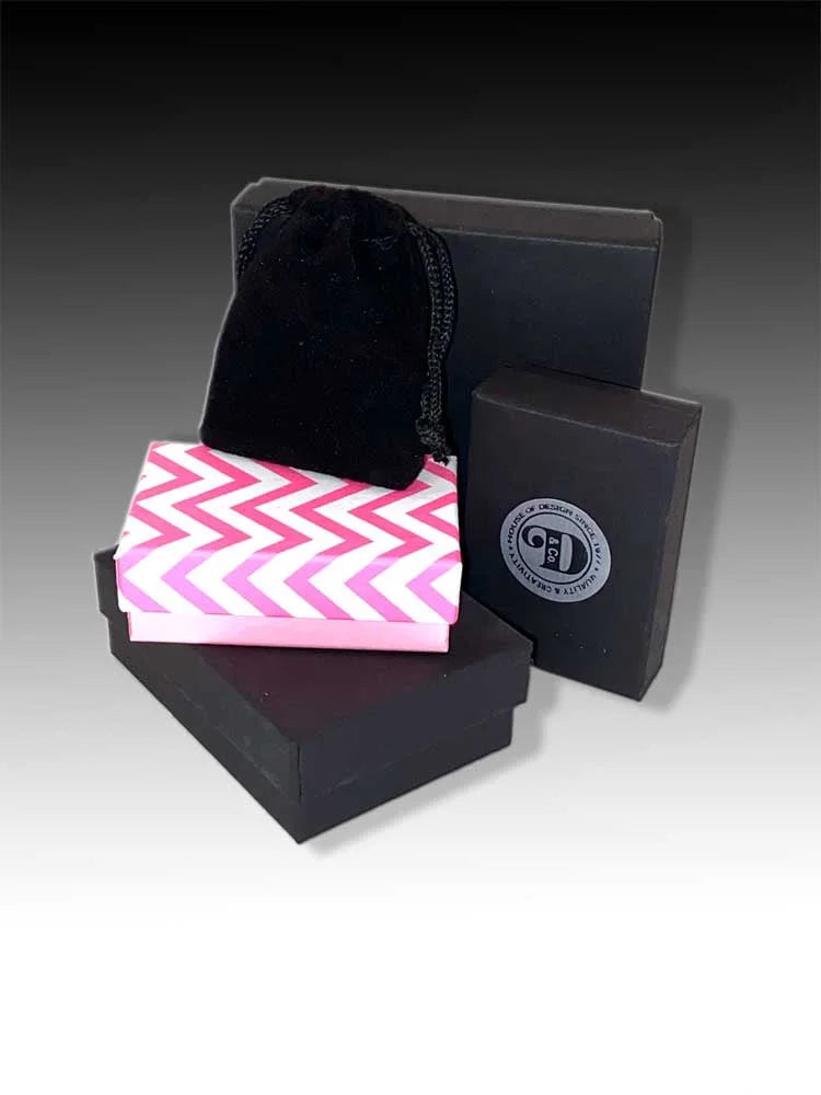 Hot Pink Lightning Bolt Bar Charm Necklace, 23" A477857