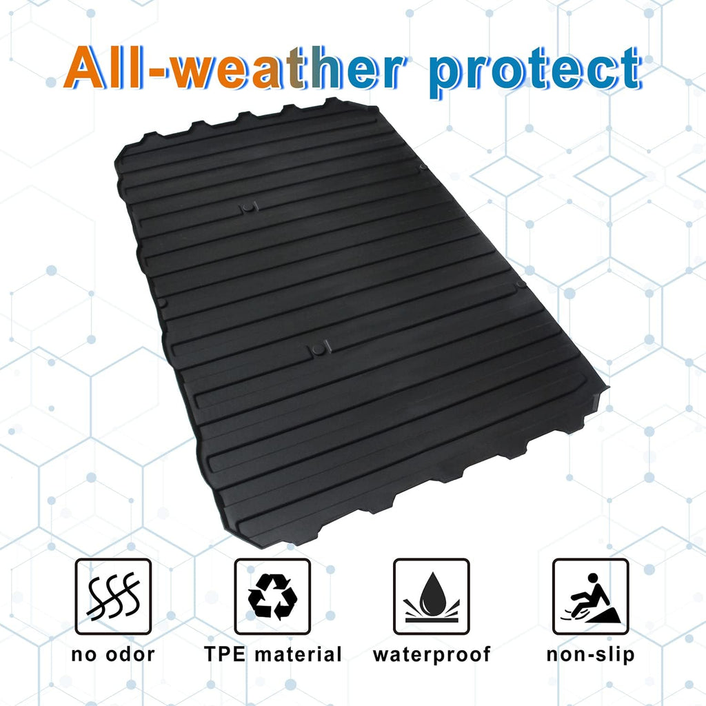 Rubber Bed Mat Liner for Polaris Ranger XP 1000 Crew E275