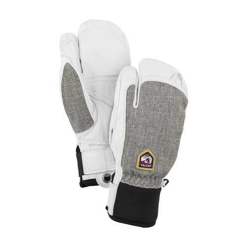 Army Leather Patrol 3 Finger Glove Black 10 O627