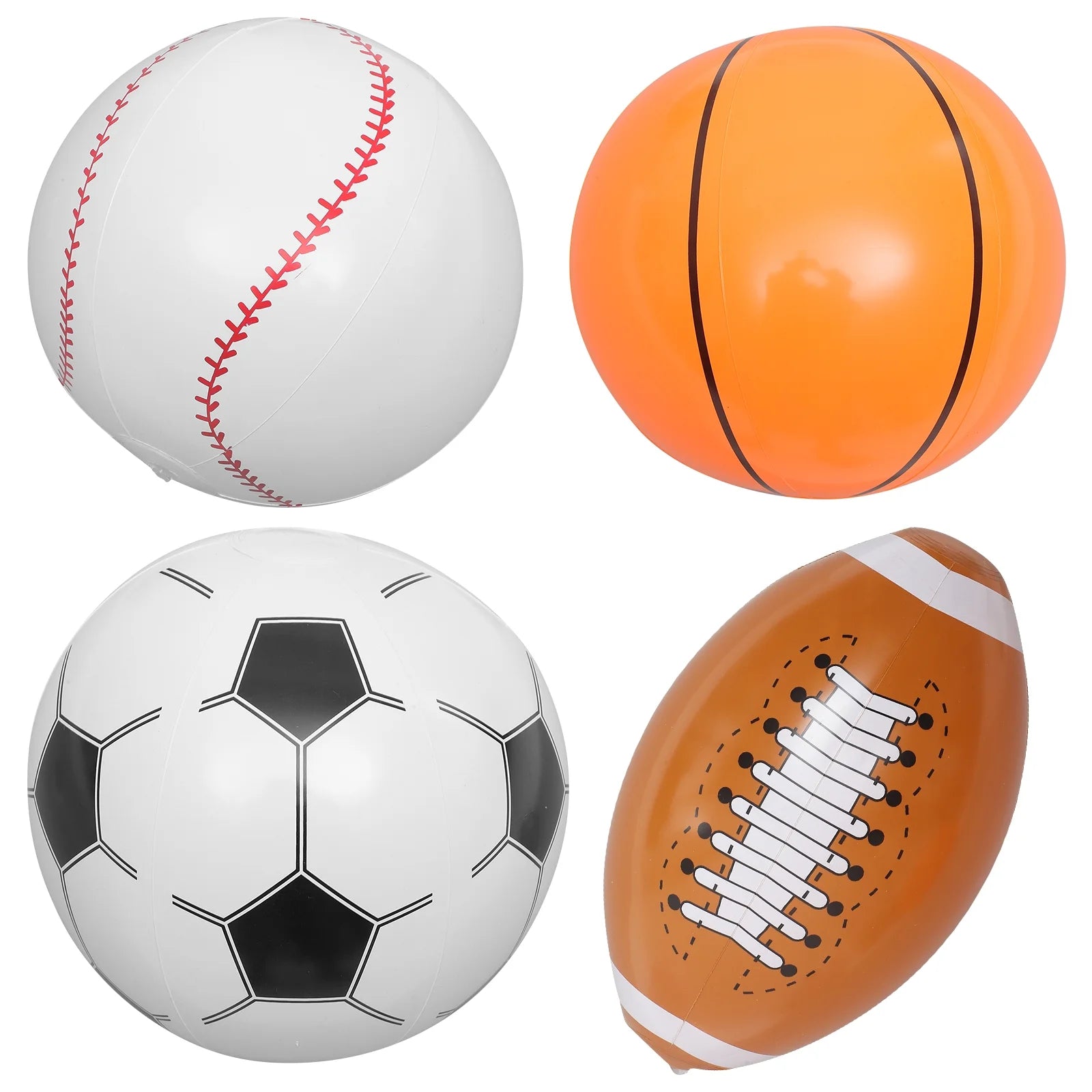 4pcs Inflatable Beach Ball H101