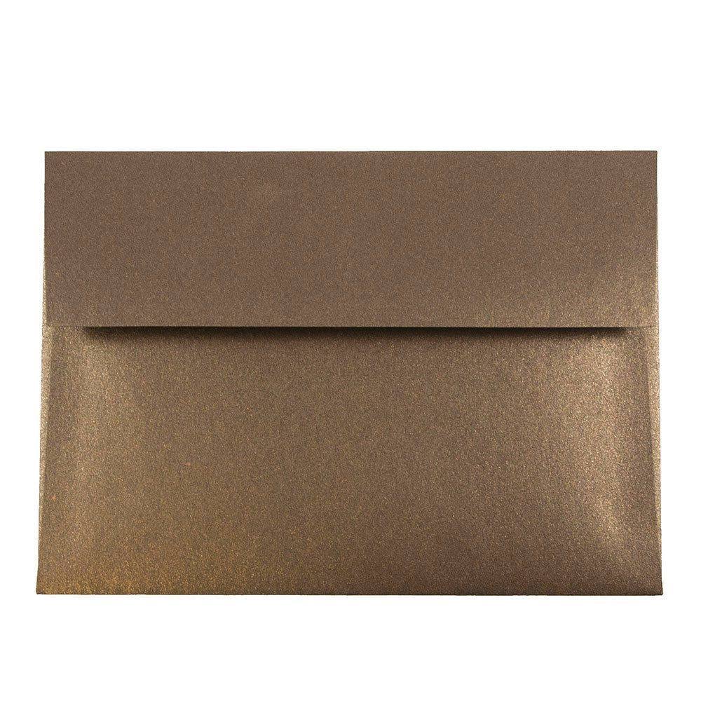 A7 Invitation Envelopes, 5.25 x 7.25, Metallic Bronze, 1000/Carton W228661