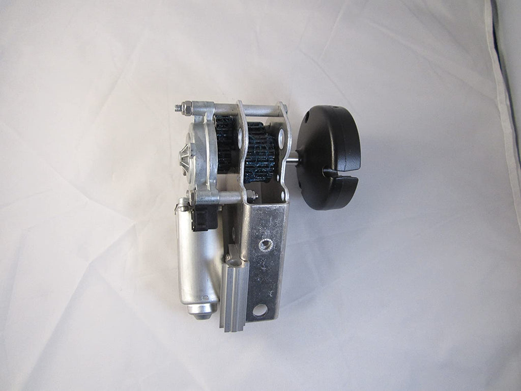 Black RV Awning Replacement Motor and Gear Assembly Q28621