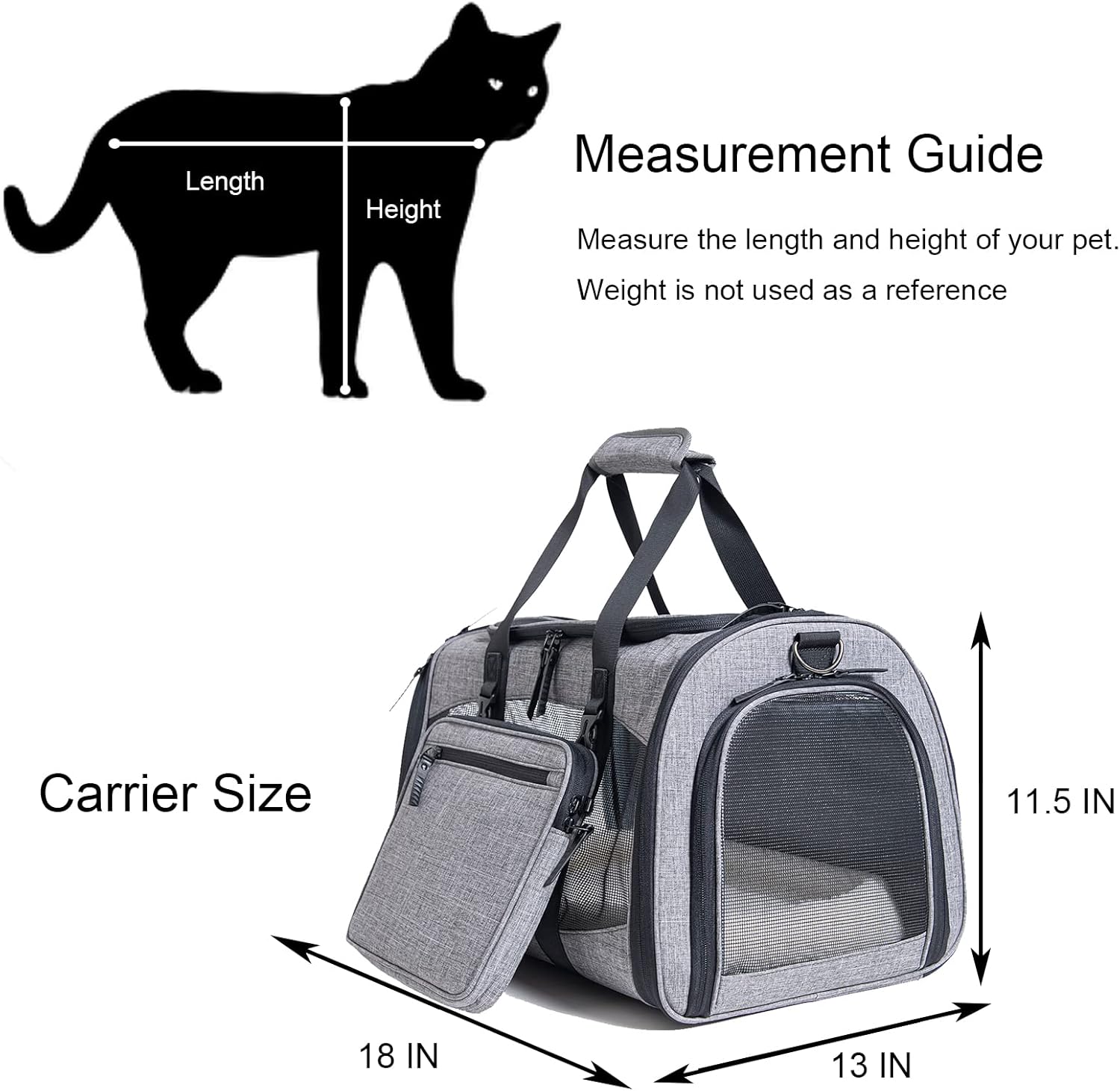 Collapsible Soft Sided Pet Carrier Bag W870