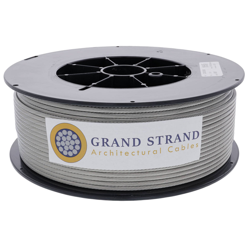3/16x22 x 200&, 1x19, Grade 316 Stainless Steel Cable Reel F53437