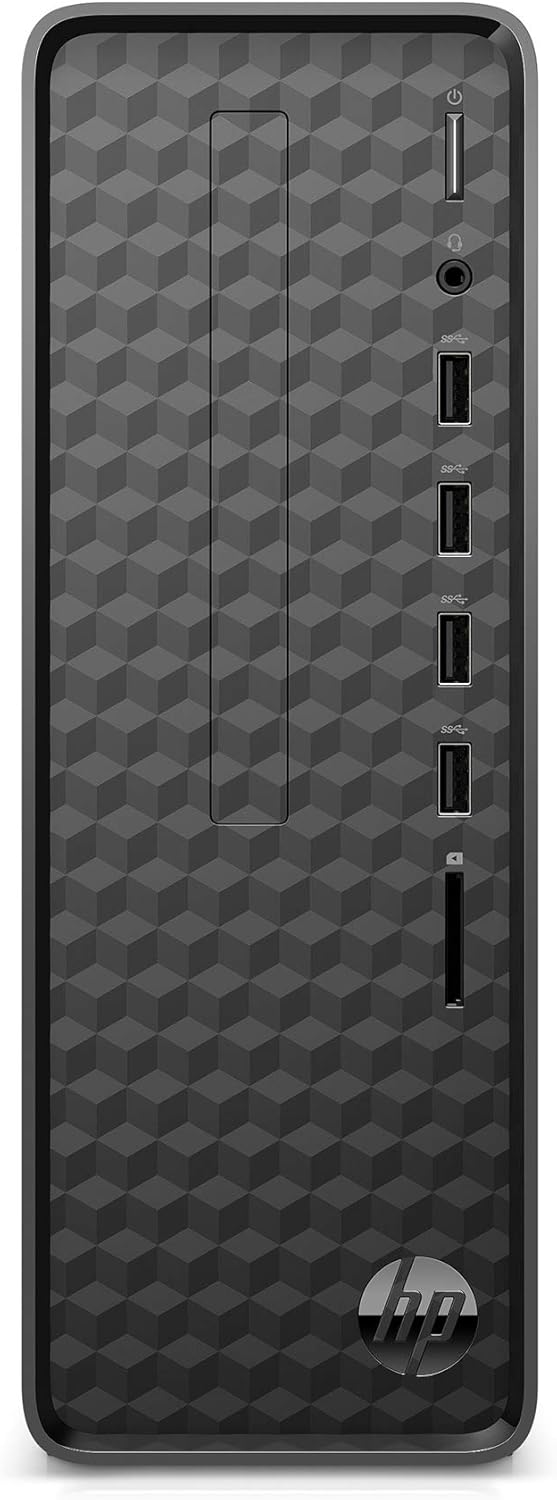 HP Slim Desktop, AMD Athlon Silver 3050U, 4GB RAM, 256 GB SSD, Windows 10 Home, Black M71178