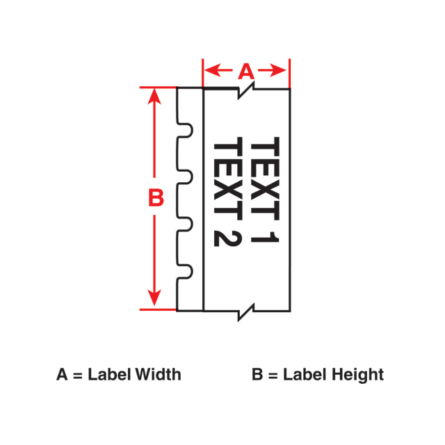 White Polyester Label Cartridge G1062