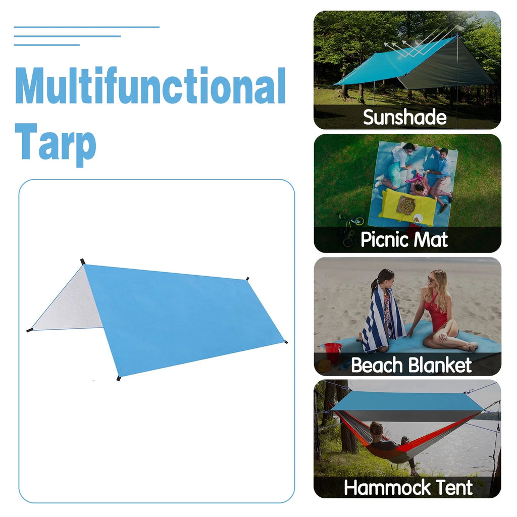 9.8ft Waterproof Camping Tarp B902