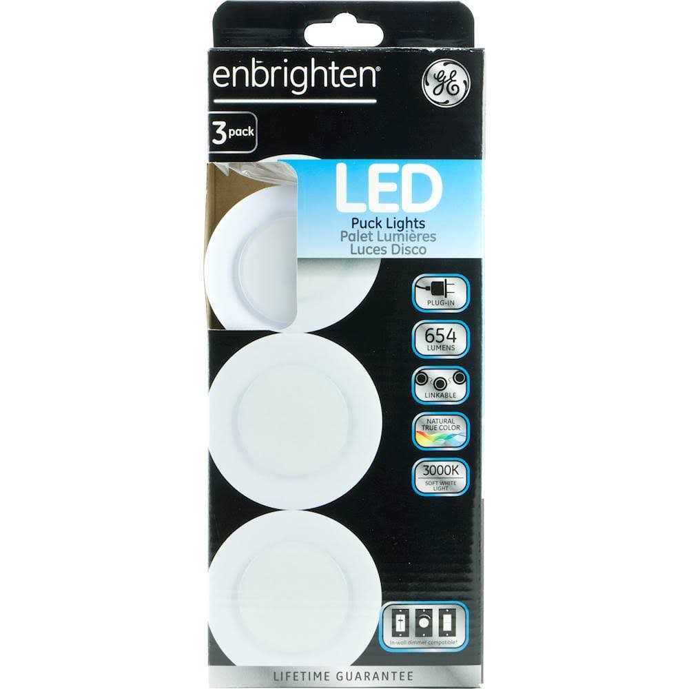 Under Cabinet Light LED White 3000 K Pack of 3 Y312616