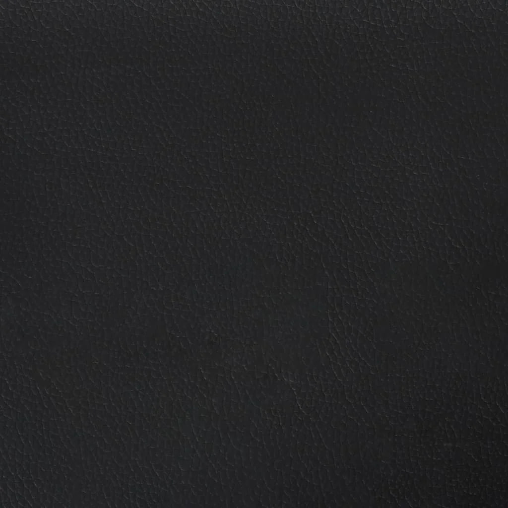 Black Faux Leather 2-Seater Sofa S86518