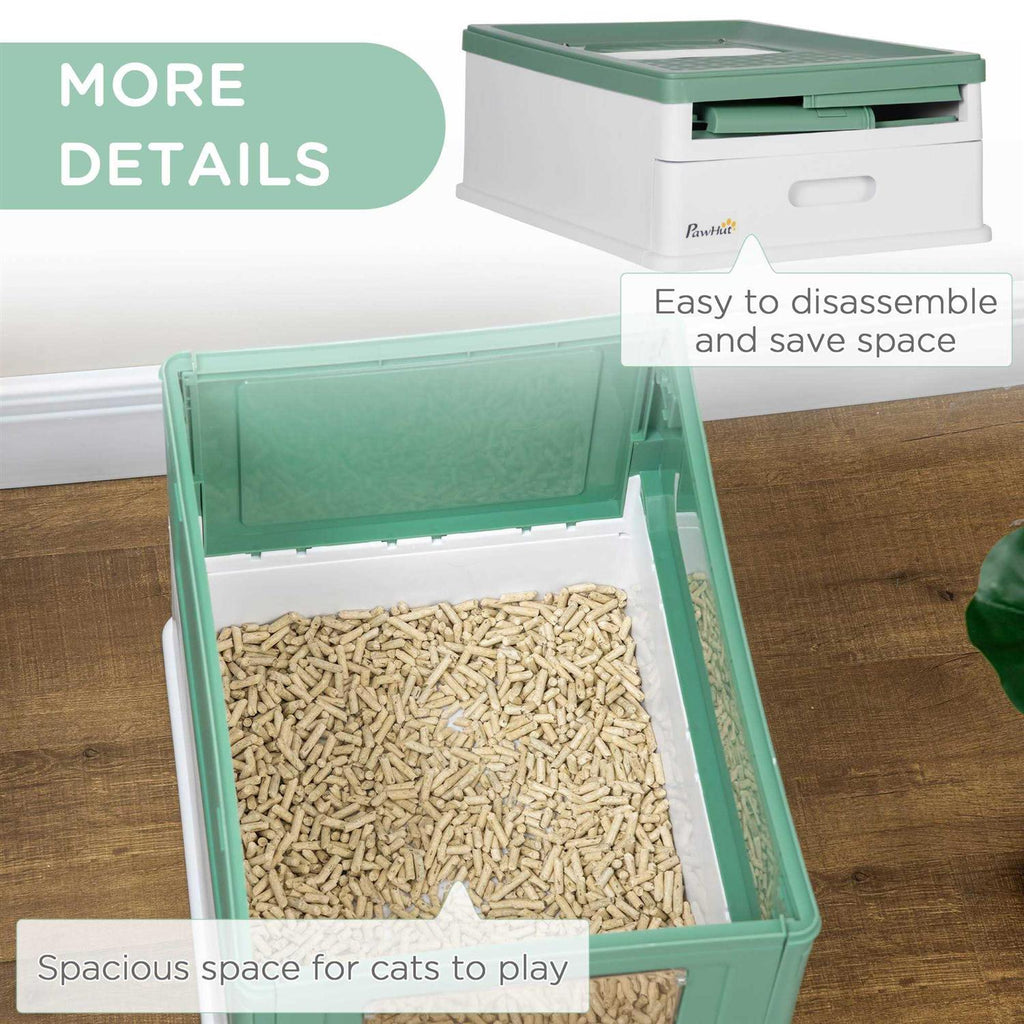 Fully Enclosed Cat Litter Box with Front Entry P24134