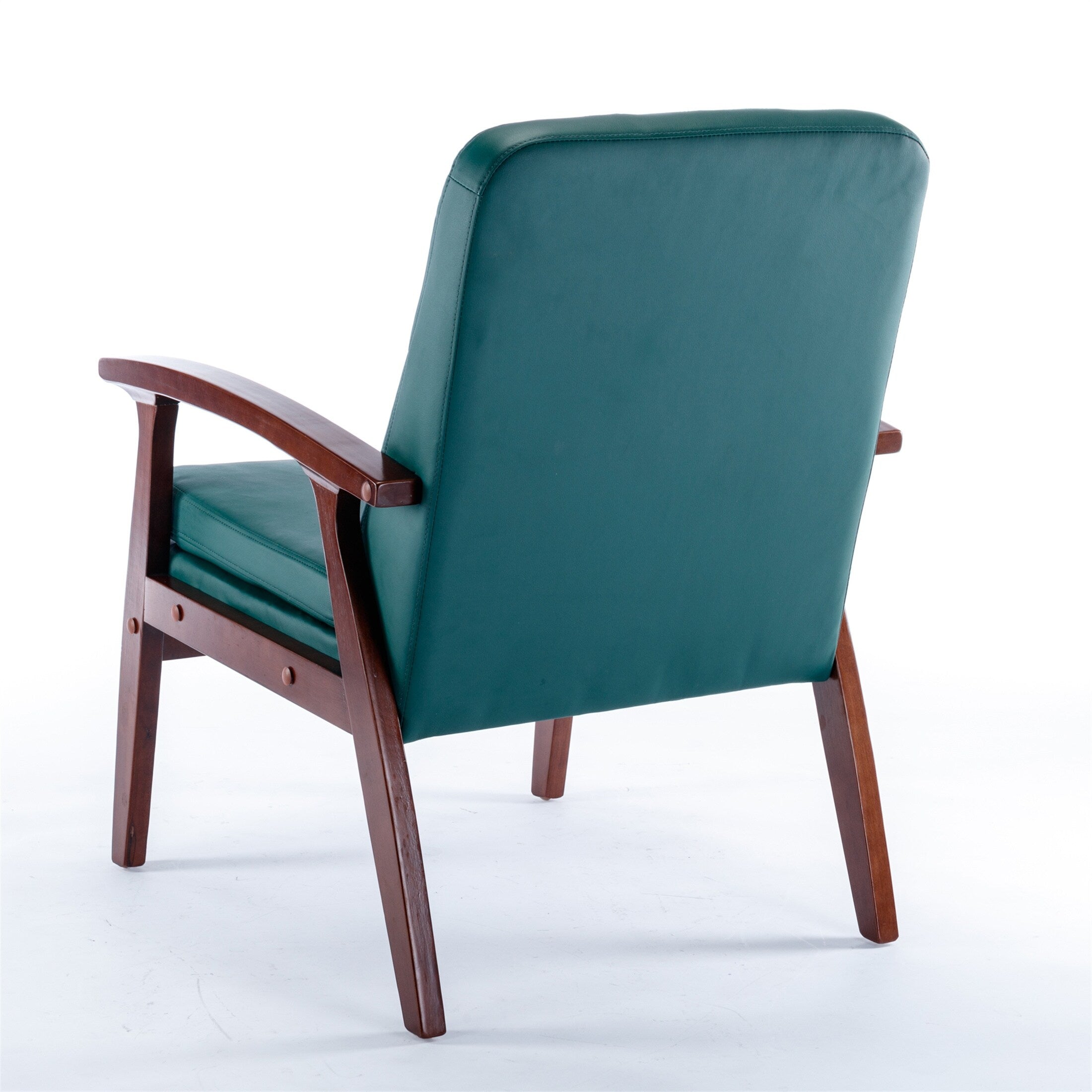 Green Fabric Single Armchair Sofa N367