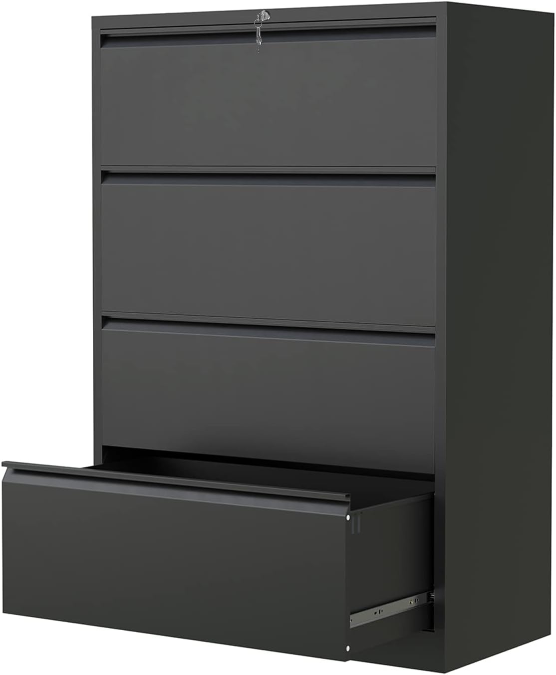 2 Drawer Metal Lateral File Cabinet with Lock M693