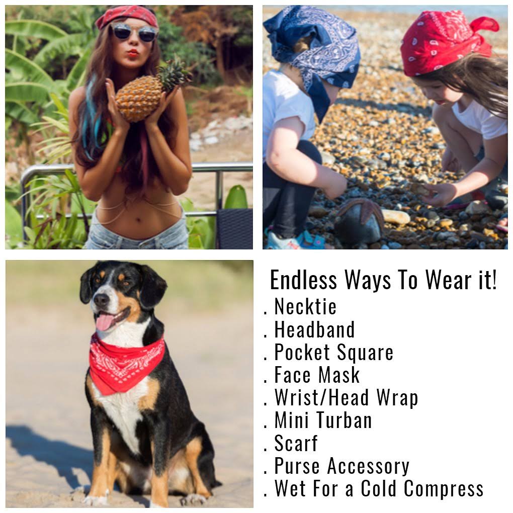 Orange 100% Polyester Bandanas 40 Pack N886